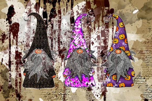 Illustrations of Gnomes and Elves Pack21