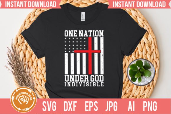 One Nation, Under God, Indivisible T-shi
