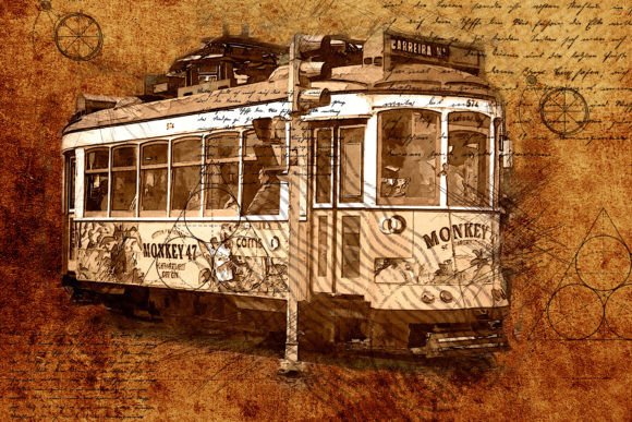 Printable Trolley Car Graphics Pack 14