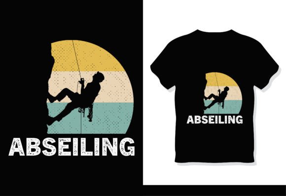 The Art of Vertical Adventure: Integrating Vintage Retro Abseiling Sunset Imagery into Modern Craft Projects